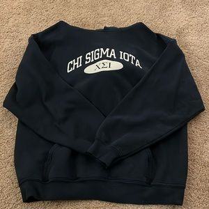 Navy blue vintage Chi Sigma Iota hoodie